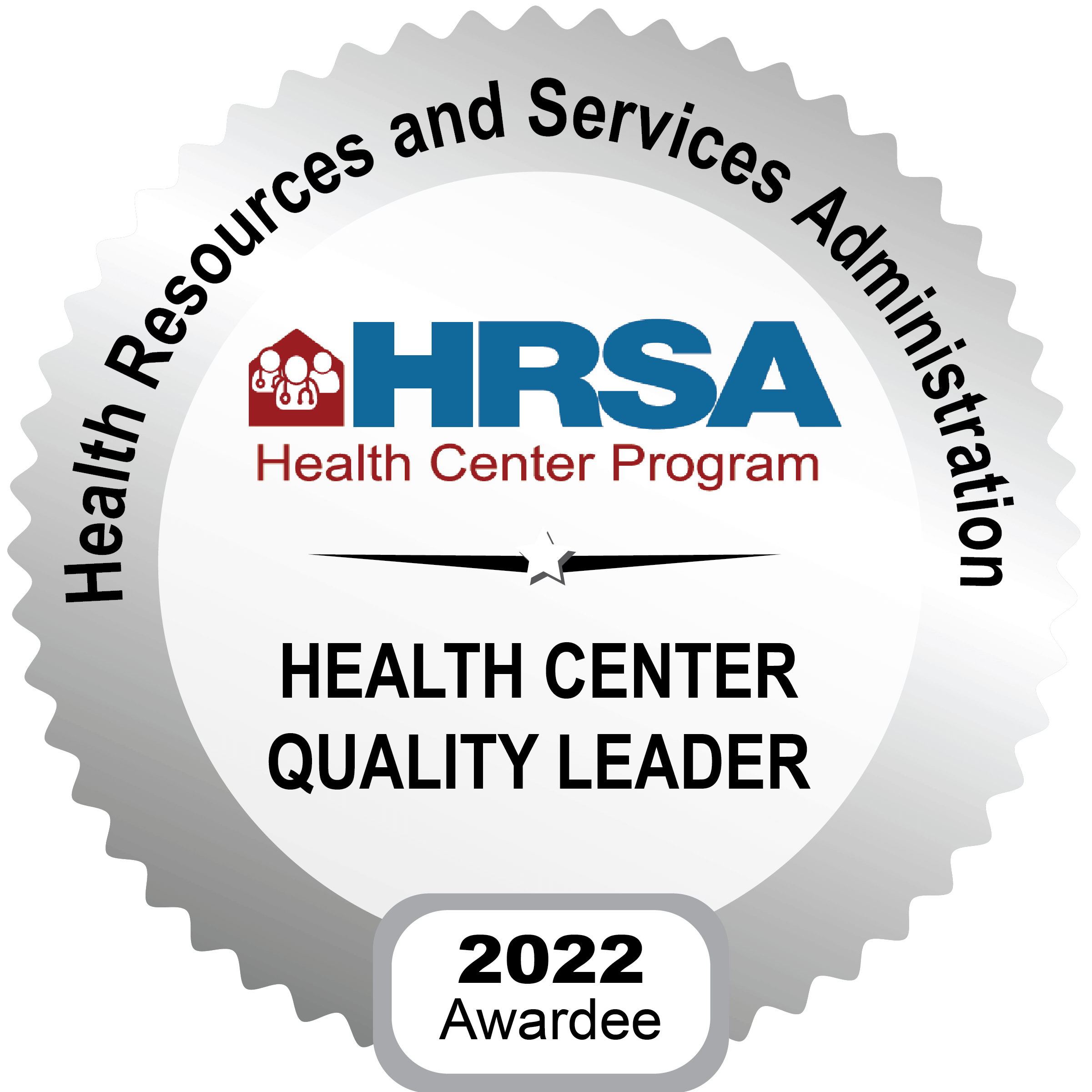 HRSA Health Center Quality Leader 2022 Awardee